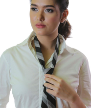 Load image into Gallery viewer, BLACK AND WHITE NECKTIE