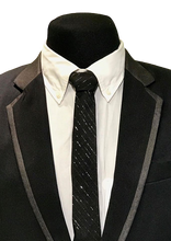 Load image into Gallery viewer, BLACK KINTAB NECKTIE