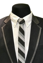 Load image into Gallery viewer, BLACK AND WHITE NECKTIE