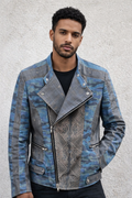 BRYCE BLUE CAMO BIKER BARONG