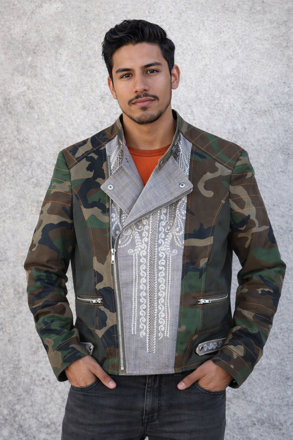 BRYCE CAMO BIKER BARONG