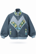 ALICIA 3.0 CLINT ART DENIM BOMBER BOLERO V2