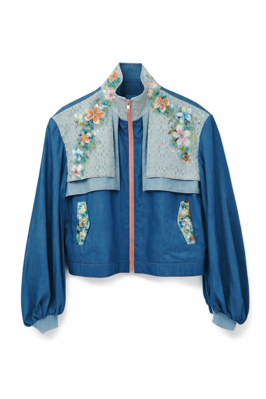 BERNICE CLINT ART LONG PUFF SLEEVES JACKET V2