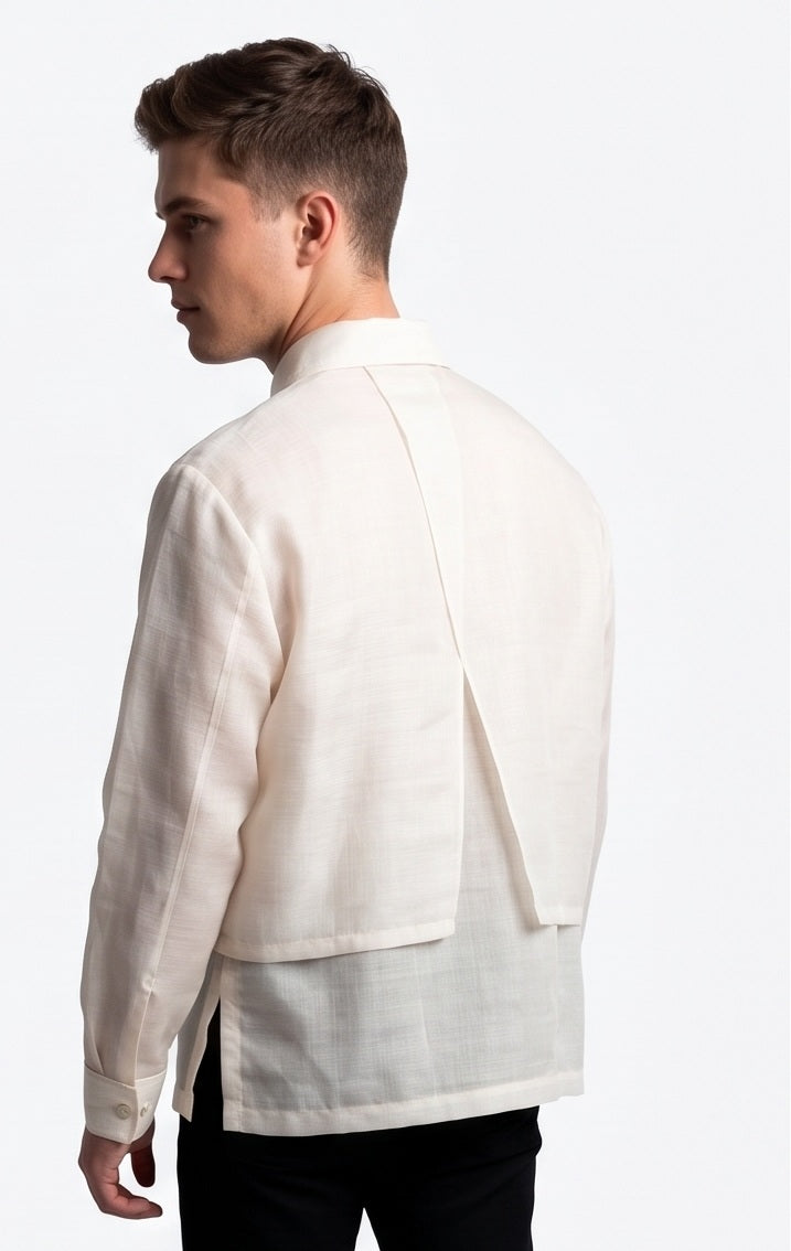 DOY CLINT ART LAYERED LONG SLEEVES BARONG