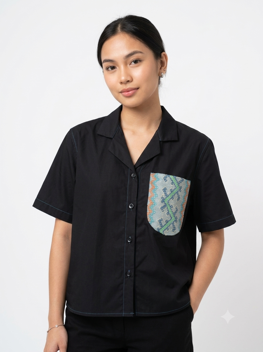 Chen Cropped Suyrong Polo V4