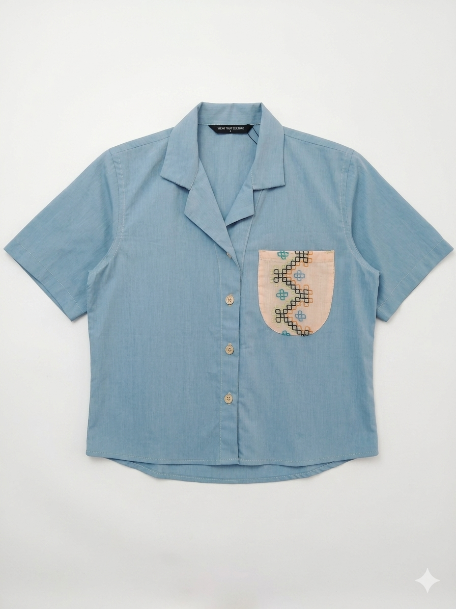 Chen Cropped Suyrong Polo V10