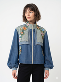 BERNICE CLINT ART LONG PUFF SLEEVES JACKET V2