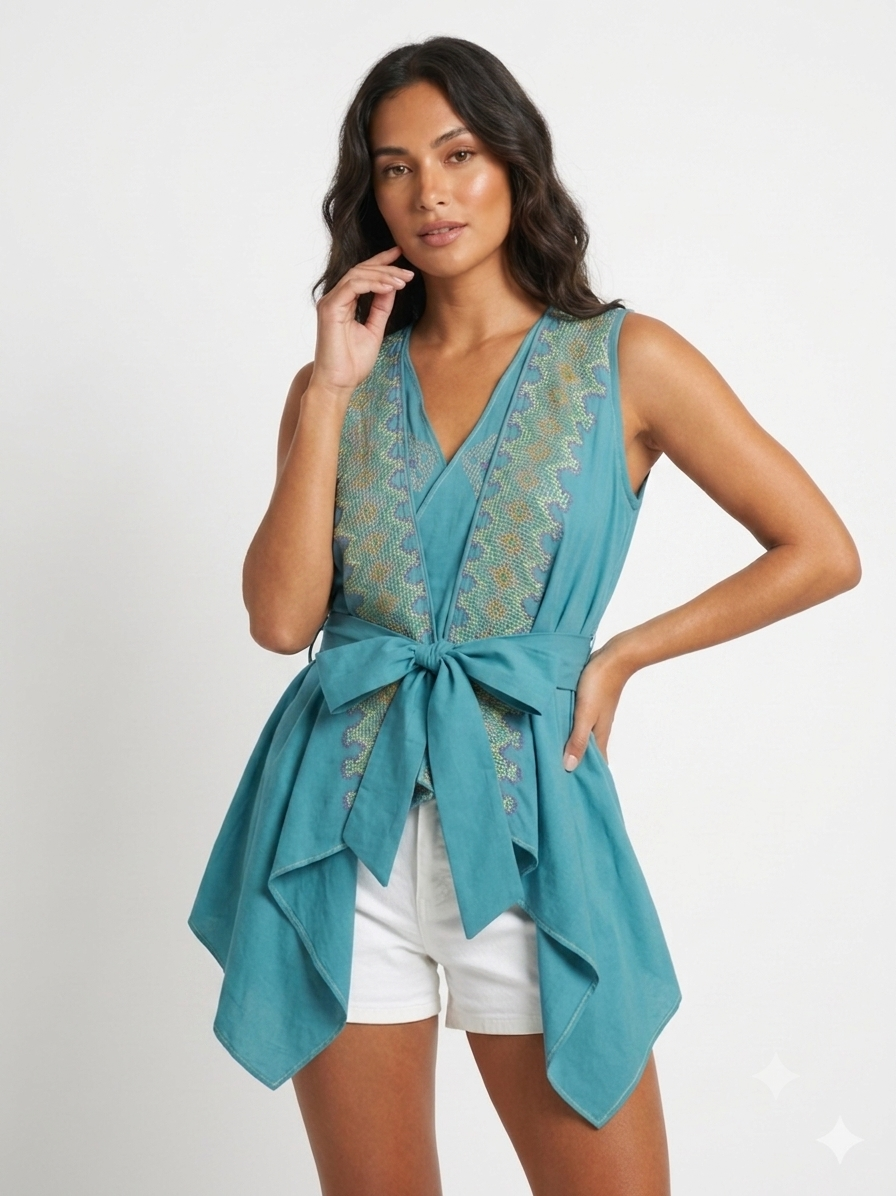 ELLA WRAP MANOBO TIE TOP V1