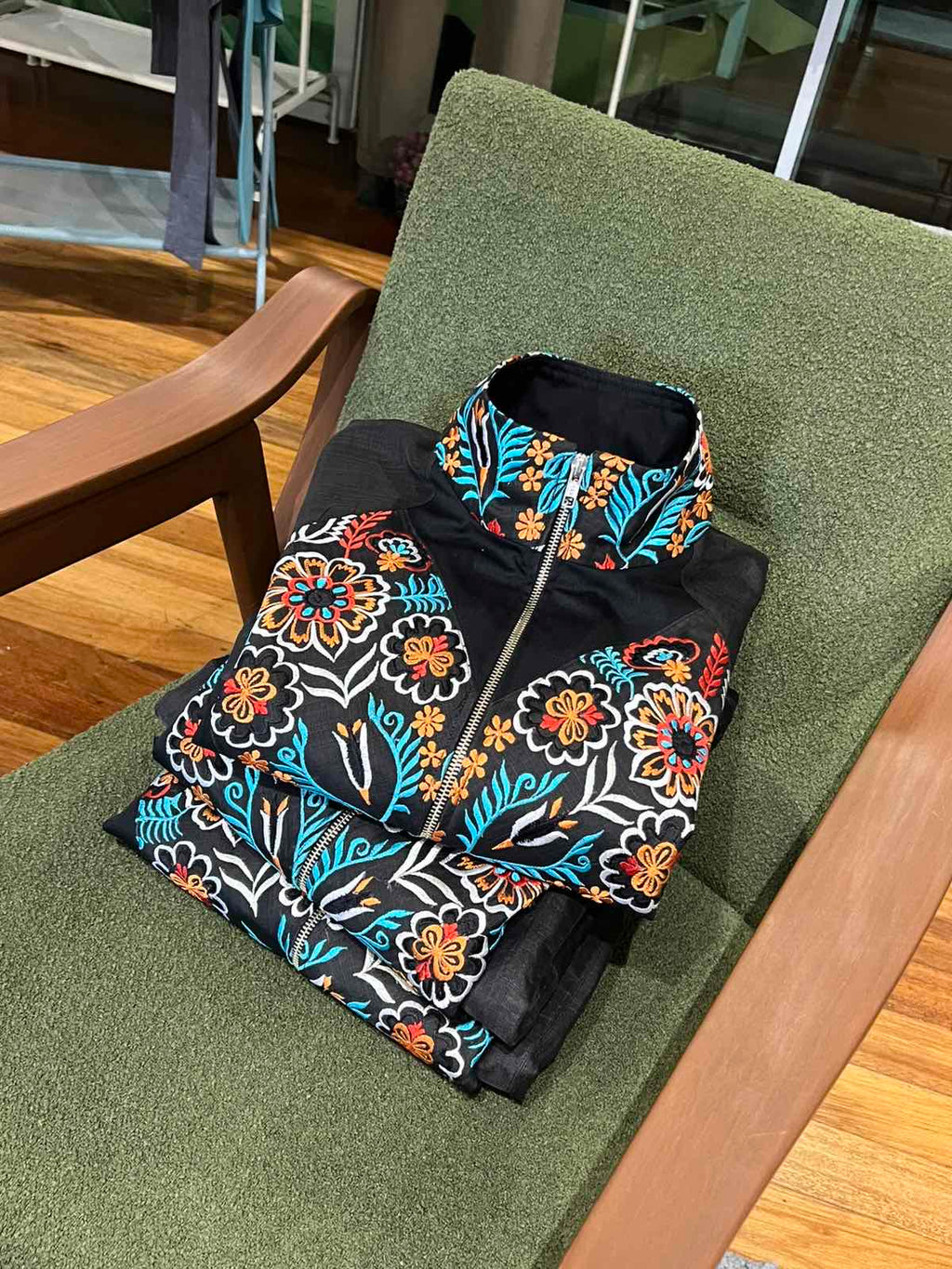 ALICIA COLORED BARONG LONG BOMBER BOLERO v4