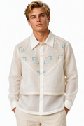 CASPIAN SUYRONG LAYERED LONG SLEEVES BARONG