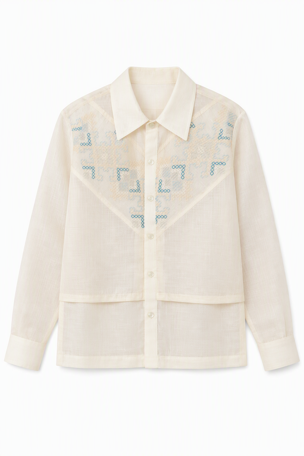 CASPIAN SUYRONG LAYERED LONG SLEEVES BARONG