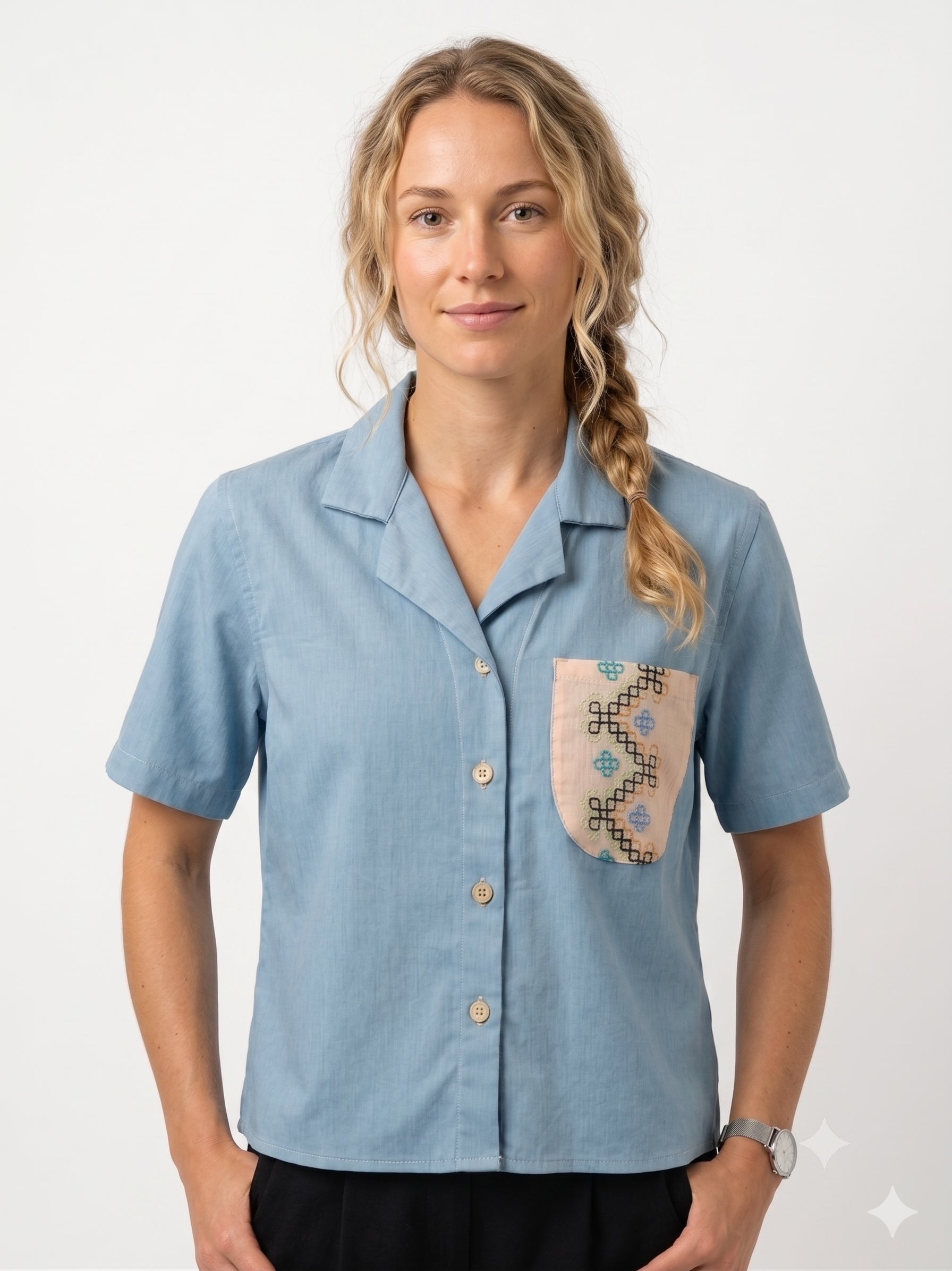 Chen Cropped Suyrong Polo V10