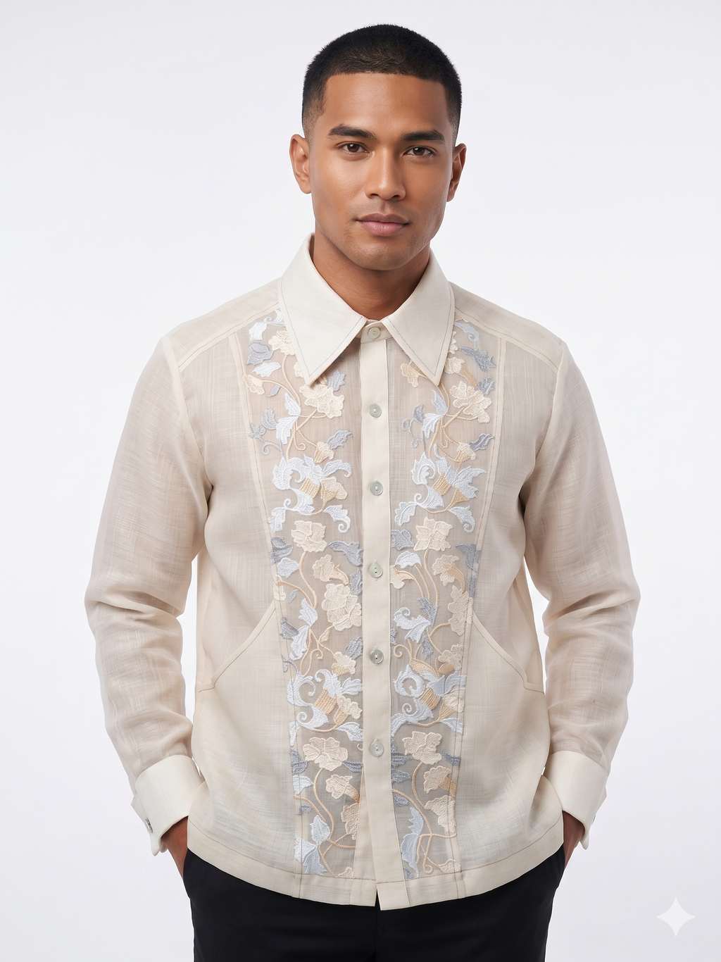 LORENZO LONG SLEEVES LUMBAN BARONG POLO JACKET V2