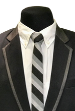 Load image into Gallery viewer, BLACK AND WHITE NECKTIE
