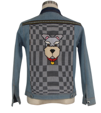 Load image into Gallery viewer, GRAY TRUCKER JACKET
