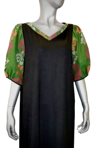 ANN V4 DRESS SHIRT WITH PUFF SLEEVES
